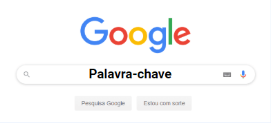 Pesquisa de palavras-chave no Google