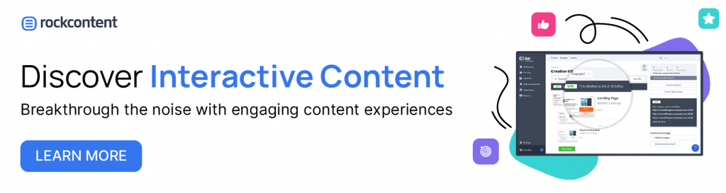 interactive content banner